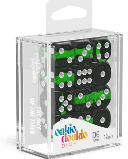 Oakie Doakie Dice Set D6 Enclave: Emerald (12 stuks)