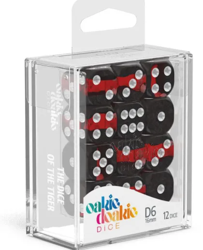 Oakie Doakie Dice Set D6 Enclave: Ruby (12 stuks)