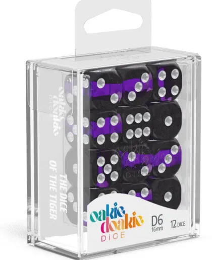 Oakie Doakie Dice Set D6 Enclave: Amethyst (12 stuks)