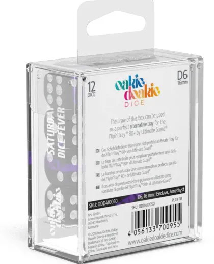 Oakie Doakie Dice Set D6 Enclave: Amethyst (12 stuks)