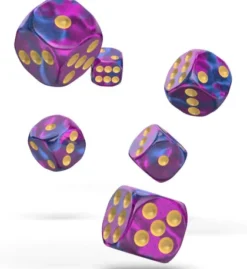 Oakie Doakie Dice Set D6 Gemidice: Amethyst (12 stuks)