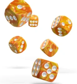 Oakie Doakie Dice Set D6 Gemidice: Sunstone (12 stuks)