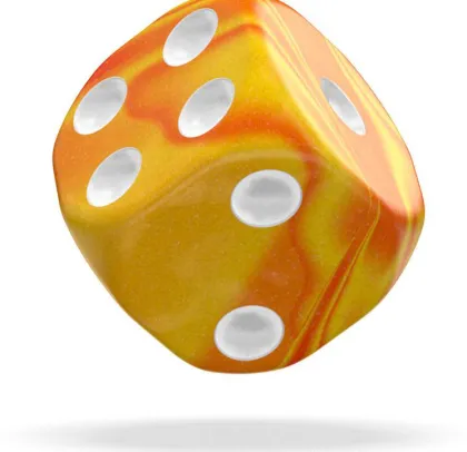 Oakie Doakie Dice Set D6 Gemidice: Sunstone (12 stuks)