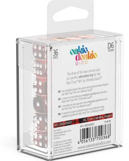Oakie Doakie Dice Set D6 Gemidice: Vampire (36 stuks)