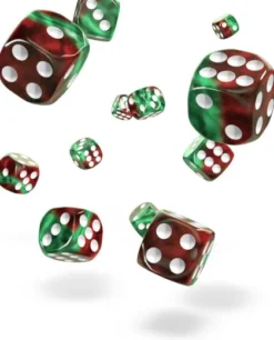 Oakie Doakie Dice Set D6 Gemidice: Bloody Jungle (36 stuks)