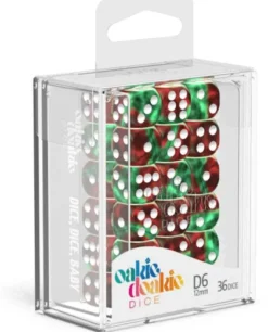 Oakie Doakie Dice Set D6 Gemidice: Bloody Jungle (36 stuks)