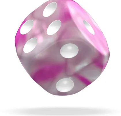 Oakie Doakie Dice Set D6 Gemidice: Magnolia (12 stuks)