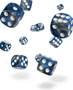 Oakie Doakie Dice Set D6 Gemidice: Liquid Steel (36 stuks)