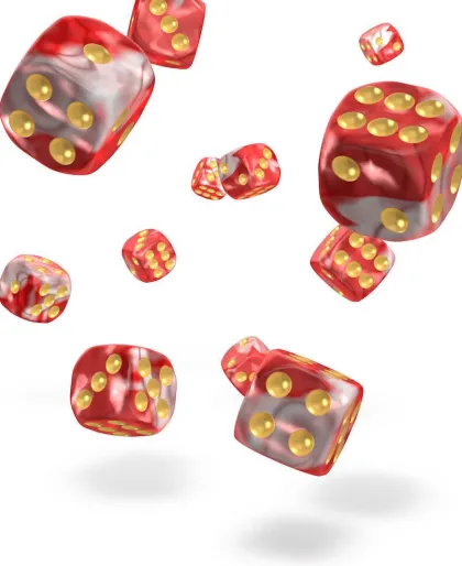 Oakie Doakie Dice Set D6 Gemidice: Red Sky (36 stuks)