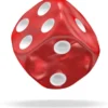 Oakie Doakie Dice Set D6 Marble: Red (12 stuks)