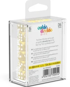 Oakie Doakie Dice Set D6 Marble: Yellow (36 stuks)