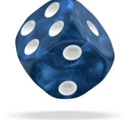 Oakie Doakie Dice Set D6 Marble: Blue (36 stuks)