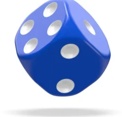 Oakie Doakie Dice Set D6 Solid: Blue (12 stuks)