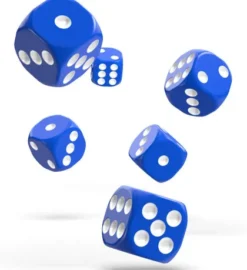 Oakie Doakie Dice Set D6 Solid: Blue (12 stuks)
