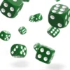 Oakie Doakie Dice Set D6 Solid: Green (36 stuks)