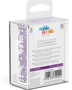 Oakie Doakie Dice Set D6 Solid: Purple (36 stuks)
