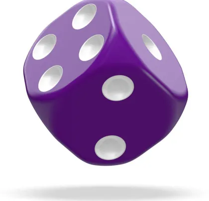 Oakie Doakie Dice Set D6 Solid: Purple (36 stuks)