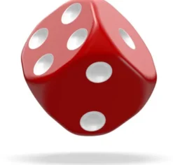 Oakie Doakie Dice Set D6 Solid: Red (12 stuks)