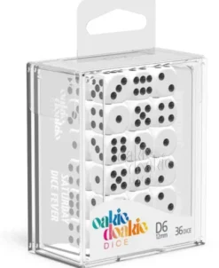 Oakie Doakie Dice Set D6 Solid: White (36 stuks)