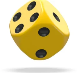 Oakie Doakie Dice Set D6 Solid: Yellow (12 stuks)
