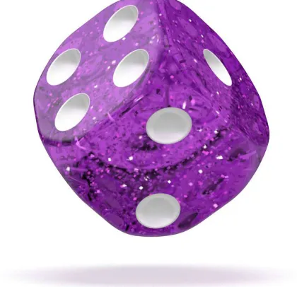 Oakie Doakie Dice Set D6 Speckled: Purple (36 stuks)