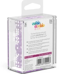 Oakie Doakie Dice Set D6 Speckled: Purple (36 stuks)