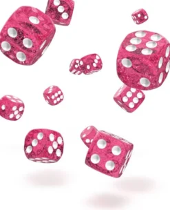 Oakie Doakie Dice Set D6 Speckled: Pink (36 stuks)