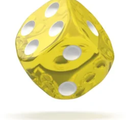 Oakie Doakie Dice Set D6 Translucent: Yellow (12 stuks)