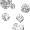 Oakie Doakie Dice Set D6 Translucent: Clear (12 stuks)