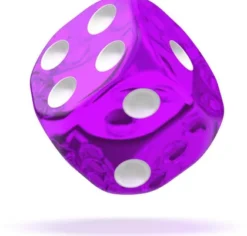 Oakie Doakie Dice Set D6 Translucent: Purple (36 stuks)