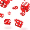 Oakie Doakie Dice Set D6 Translucent: Red (36 stuks)