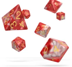 Oakie Doakie Dice Set RPG Gemidice: Red Sky (7 stuks)