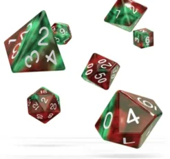 Oakie Doakie Dice Set RPG Gemidice: Bloody Jungle (7 stuks)