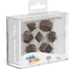 Oakie Doakie Dice Set RPG Metal: Steampunk (7 stuks)