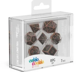 Oakie Doakie Dice Set RPG Metal: Steampunk (7 stuks)