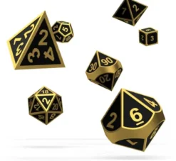 Oakie Doakie Dice Set RPG Metal: Alchemy Gold (7 stuks)