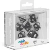 Oakie Doakie Dice Set RPG Solid: Black (7 stuks)