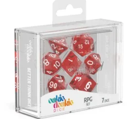 Oakie Doakie Dice Set RPG Speckled: Red (7 stuks)
