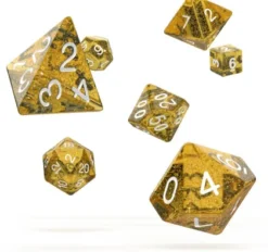 Oakie Doakie Dice Set RPG Speckled: Orange (7 stuks)