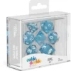 Oakie Doakie Dice Set RPG Speckled: Light Blue (7 stuks)