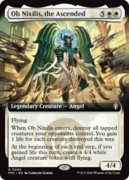 Ob Nixilis, the Ascended (extended art) - Reality Fracture Commander