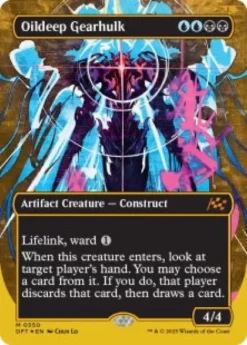 Oildeep Gearhulk (#550) (first-place foil) (borderless) - Aetherdrift First-Place Box Toppers