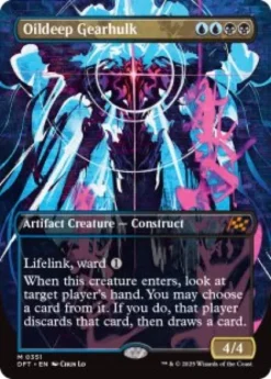Oildeep Gearhulk (#351) (foil) (borderless) - Aetherdrift Varianten