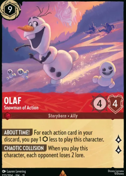 Olaf, Snowman of Action (foil) - Winterspell