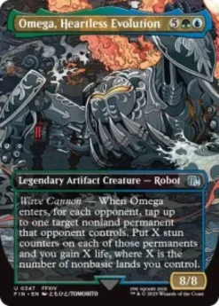 Omega, Heartless Evolution (#347) (foil) (borderless) - Final Fantasy Varianten