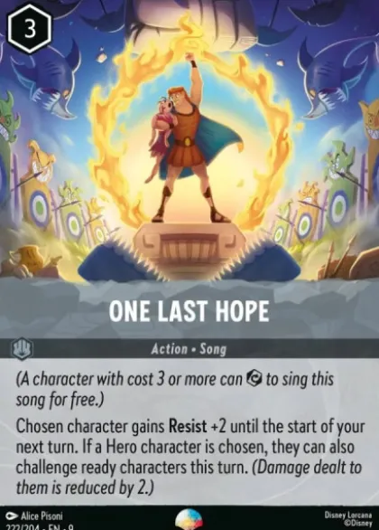 One Last Hope (foil) (borderless) - Fabled