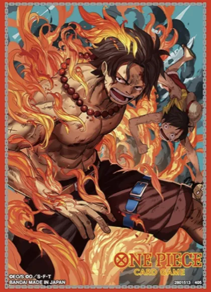 One Piece - Card Sleeves: Portgas D. Ace (70 stuks)