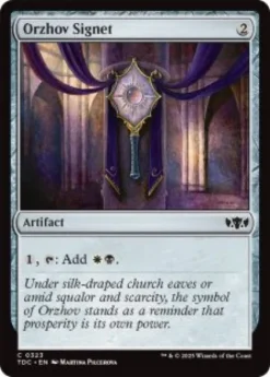 Orzhov Signet - Tarkir: Dragonstorm Commander