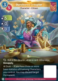 Ouroboros Croupier (U-344) - Altered Non-Kickstarter Uniques