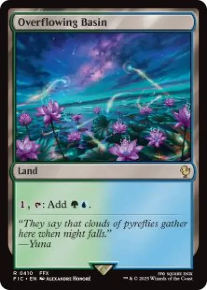 Overflowing Basin (surge foil) - Final Fantasy Commander
